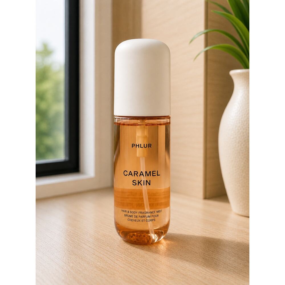 New Phlur Caramel Skin Hair & Body Fragrance Mist 90mL